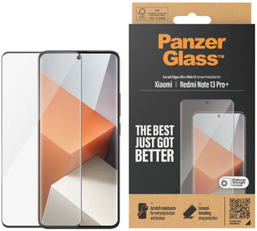 PanzerGlass ® Screen Protector Xiaomi Redmi Note 13 Pro+ | Ultra-Wide Fit Doorzichtige schermbeschermer 1 stuk(s)