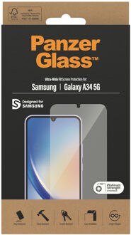 PanzerGlass Samsung Galaxy A34 5G Smartphone screenprotector Transparant