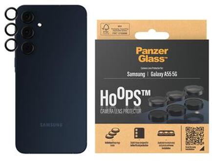 PanzerGlass Samsung Galaxy A55 PanzerGlass Hoepels Camera Lens Beschermer - Zwart