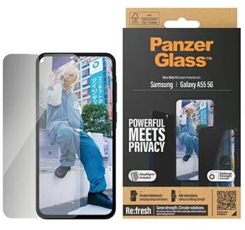 PanzerGlass Samsung Galaxy A55 PanzerGlass Ultra-Wide Fit Privacy EasyAligner Screenprotector - 9H