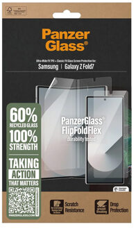 PanzerGlass Screenprotector Glass & Film voor de Samsung Galaxy Z Fold 7 Transparant
