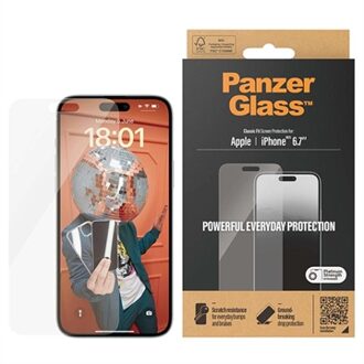 PanzerGlass screenprotector iPhone 15 Plus CF Clear