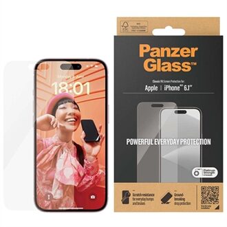 PanzerGlass screenprotector iPhone 15 Pro CF Clear