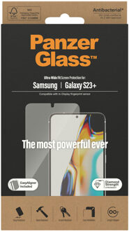 PanzerGlass screenprotector Samsung Galaxy S23+ (Wide fit)