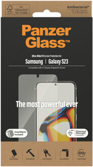 PanzerGlass screenprotector Samsung Galaxy S23 (Wide fit)