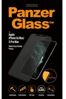 PanzerGlass Zwarte Privacy Black Friendly Case voor Apple iPhone Xr/11