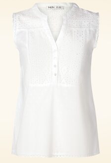 Paola blouse in wit