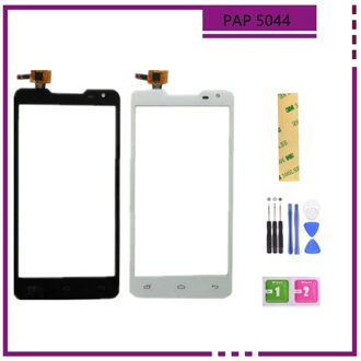 Pap 5044 Touch Voor Prestigio Multiphone Duo Pap 5044 PAP5044 Touch Screen Digitizer Panel Sensor zwart met parts