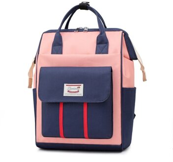 PAPA Rugzak Multi-functionele Grote-Volume Luier Mummie Zak Schouder Mama Tas Upgrade luiertas roze