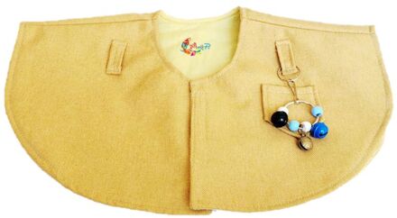 Papegaai Anti-Kras Schouder Protector Hangen Vogel Enkelband Speelgoed Multi-Functionele geel