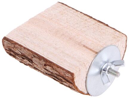 Papegaai Baars Vogel Speelgoed Houten Standhouder Platform Eekhoorn Chinchilla Rack Cage