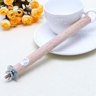 Papegaai Pet Ruwe Hout Speelgoed Stand Parkiet Tak Hamster Zitstokken voor Vogelkooi 2.5x26cm