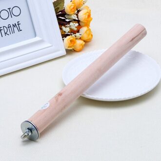 Papegaai Pet Ruwe Hout Speelgoed Stand Parkiet Tak Hamster Zitstokken voor Vogelkooi 2x20cm