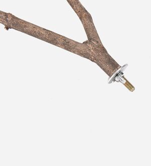 Papegaai Ruwe Hout Vork Stand Rack Speelgoed 1Pcs 15Cm Tak Zitstokken Voor Vogel Hamster Kooi Accessoires Benodigdheden