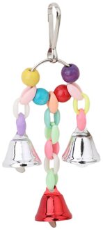 Papegaai Speelgoed Vogel Opknoping Speelgoed Met Kleurrijke Kralen Bel Ketting Huisdier Vogel Papegaai Chew Bite Speelgoed Vogelkooi Accessoires Vogel opknoping Speelgoed Parrot Bells