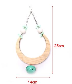 Papegaai Swing Baars Stand Opknoping Hangmat Bel Speelgoed Huisdier Kooi Vogel Houten Chew Speelgoed