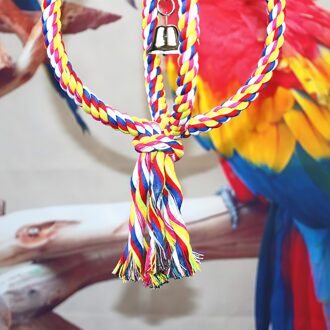Papegaai Touw Swing Staande Bar Huisdier Vogel Kauwen Klimmen Ring Speelgoed Voor Kooi Huisdier Vogel Speelgoed Vogelkooi Accessoires Huisdier decor Supplies