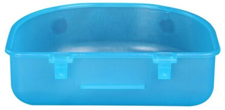 Papegaai Vogel Hamster Feed Kom Kooi Opknoping Drinken Voedsel Feeder Cup Kom Voeden Kom Gereedschappen blauw