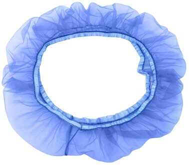 Papegaai Vogelkooi Mesh Cover Shell Rok Netto Eenvoudige Reiniging Zaad Catcher Guard Vogelkooi Accessoires Luchtige Mesh Vogelkooi netto Blauw / L