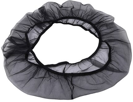 Papegaai Vogelkooi Mesh Cover Shell Rok Netto Eenvoudige Reiniging Zaad Catcher Guard Vogelkooi Accessoires Luchtige Mesh Vogelkooi netto zwart / M