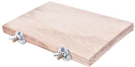 Papegaai Vogelkooi Zitstokken Huisdier Hamster Rechthoek Vierkante Houten Stand Platform