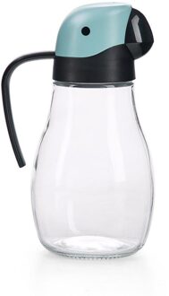 Papegaai Vorm Automatische Olie Fles Dispenser Container Olie Azijn Pot Dispenser Saus Fles Juskom Keuken Gereedschap blauw 600ml