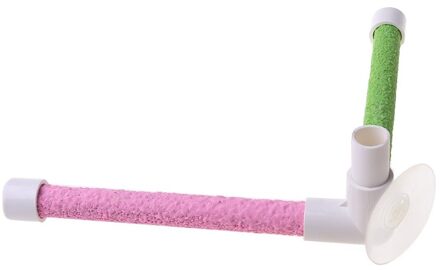 Papegaai Vouwen Bad Douche Staande Platform Rek Muur Zuignap Vogel Speelgoed