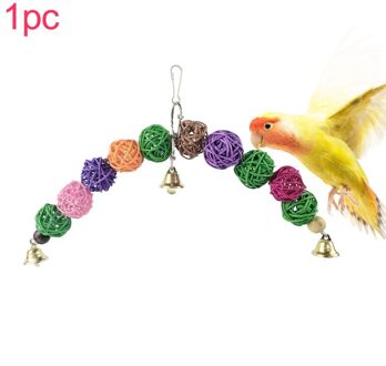 Papegaaien Speelgoed En Vogel Accessoires Voor Huisdier Speelgoed Swing Stand Budgie Parkiet Kooi Afrikaanse Grey Vogel Speelgoed Parkiet 1stk