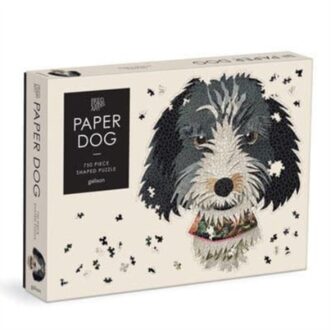Paper Dogs 750 Piece Shaped Puzzle -  Galison (ISBN: 9780735372986)