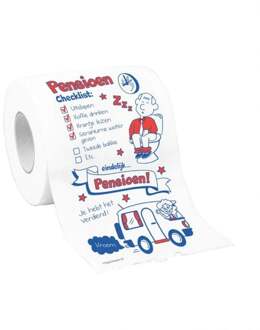 Paper Dreams Toiletpapier Pensioen Papier Wit/rood/blauw