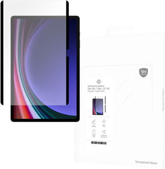 Paper Feel Screen Protector geschikt voor Samsung Galaxy Tab S9+ / S9 FE+ / S8+ / S7 FE - 1 stuk