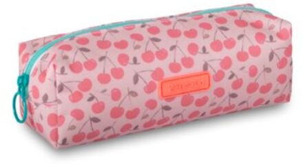 Paper salad - pennenzak vierkant, kersen roze