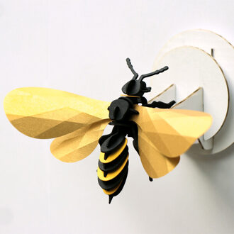 Paper wasp 3D insect satijngoud Assembli