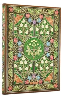 Paperblanks 2026 weekly planner poetry in bloom, 12 maanden, verticaal, midi