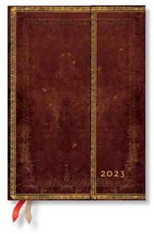 Paperblanks agenda 2023, sierra midi, 1 week per pagina met notitieblad verso,