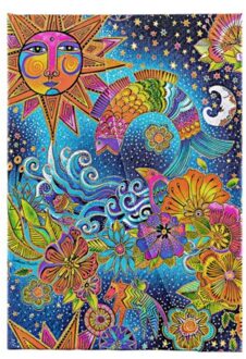 Paperblanks cahier, celestial magic, hardcover, formaat midi 12,5 x 18 cm, blanco