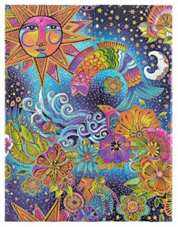 Paperblanks cahier, celestial magic, hardcover, formaat ultra 18 x 23 cm, gelinieerd