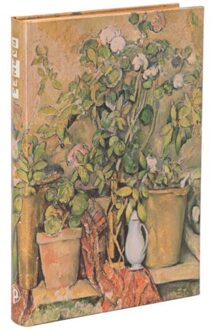 Paperblanks cahier, cezanne's terracotta plants and flowers, hardcover, formaat mini, gelinieerd