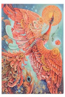 Paperblanks cahier, firebird, hardcover, formaat midi 12,5 x 18 cm, blanco