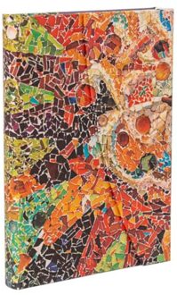 Paperblanks cahier, gaudi's mosaics, hardcover, formaat midi, blanco