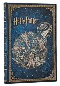 Paperblanks cahier, harry potter: legends of hogwarts, hardcover, mini, blanco