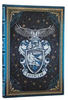 Paperblanks cahier, harry potter: ravenclaw, hardcover, midi, blanco