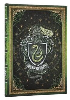 Paperblanks cahier, harry potter: slytherin, hardcover, midi, gelinieerd