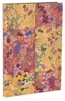 Paperblanks cahier, kara-ori pink, softcover flexi, formaat midi, gelinieerd