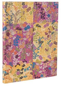 Paperblanks cahier, kara-ori pink, softcover flexi, formaat ultra, gelinieerd