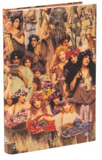 Paperblanks cahier, lawrence alma-tadema spring, hardcover, formaat mini, gelinieerd