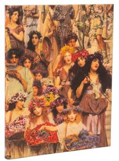 Paperblanks cahier, lawrence alma-tadema spring, hardcover, formaat ultra, gelinieerd