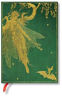 Paperblanks cahier, olive fairy, flexi softcover, formaat midi 13 x 18 cm, gelinieerd