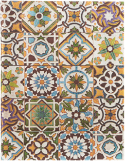 Paperblanks cahier, portuguese tiles porto, hardcover, formaat ultra 18 x 23 cm, gelinieerd