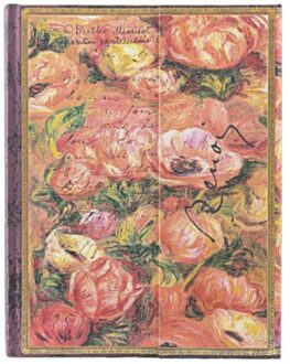 Paperblanks cahier, renoir letter to morisot, hardcover, formaat grande 20,5 x 30 cm, gelinieerd